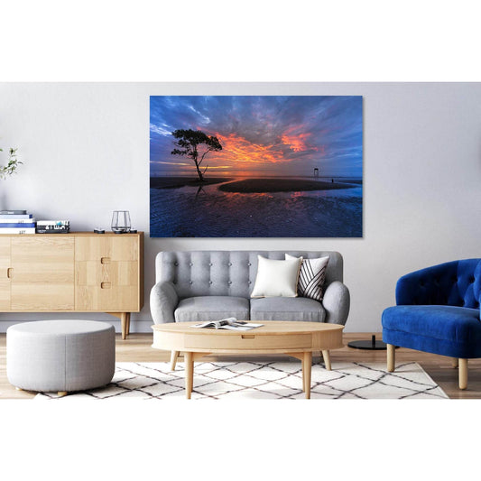 Sunset on the beach №D1750 Ready to Hang Canvas PrintCanvas art arrives ready to hang, with hanging accessories included and no additional framing required. Every canvas print is hand-crafted, made on-demand at our workshop and expertly stretched around 1