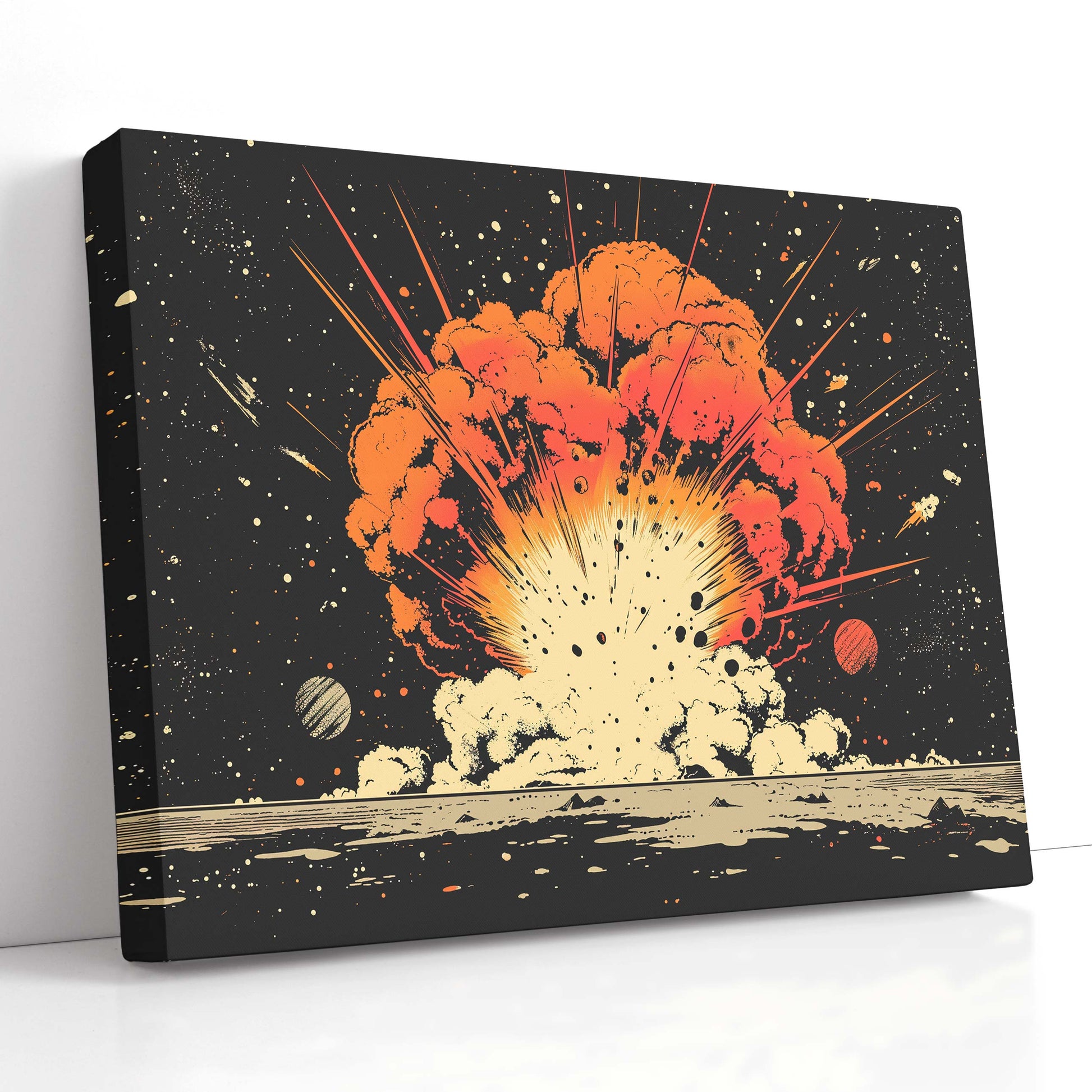 Galactic Burst Canvas Print