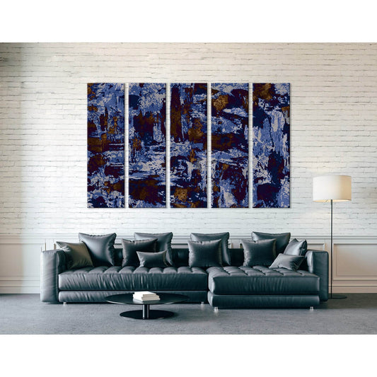 Blue, White And Brown Abstract №04318 Ready to Hang Canvas PrintCanvas art arrives ready to hang, with hanging accessories included and no additional framing required. Every canvas print is hand-crafted, made on-demand at our workshop and expertly stretch