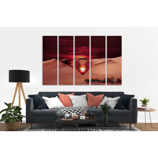 Dawn in the dunes №D1220 Ready to Hang Canvas PrintCanvas art arrives ready to hang, with hanging accessories included and no additional framing required. Every canvas print is hand-crafted, made on-demand at our workshop and expertly stretched around 100