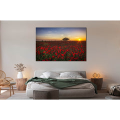 Poppy field №D1214 Ready to Hang Canvas PrintCanvas art arrives ready to hang, with hanging accessories included and no additional framing required. Every canvas print is hand-crafted, made on-demand at our workshop and expertly stretched around 100% Nort