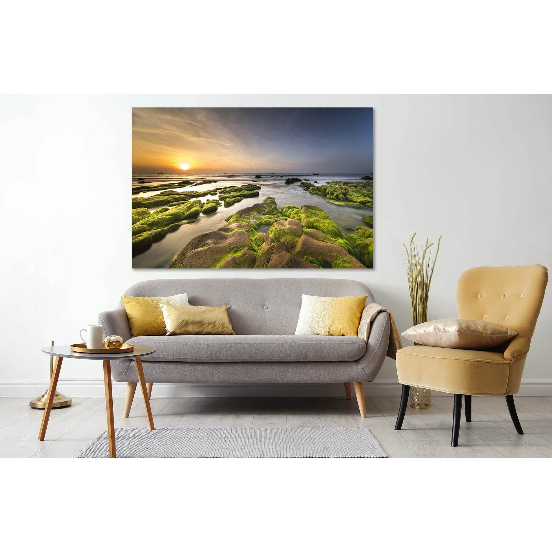 Coast at sunrise №D1222 Ready to Hang Canvas PrintCanvas art arrives ready to hang, with hanging accessories included and no additional framing required. Every canvas print is hand-crafted, made on-demand at our workshop and expertly stretched around 100%