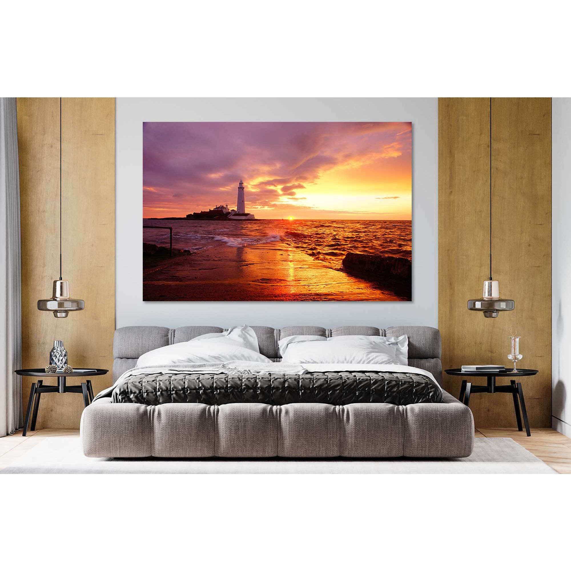 Lighthouse at dawn №D2028 Ready to Hang Canvas PrintCanvas art arrives ready to hang, with hanging accessories included and no additional framing required. Every canvas print is hand-crafted, made on-demand at our workshop and expertly stretched around 10