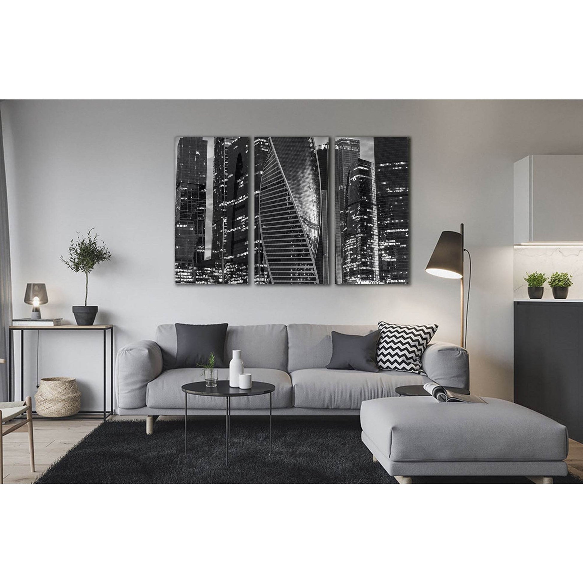 Moscow city №D2835 Ready to Hang Canvas PrintCanvas art arrives ready to hang, with hanging accessories included and no additional framing required. Every canvas print is hand-crafted, made on-demand at our workshop and expertly stretched around 100% Nort