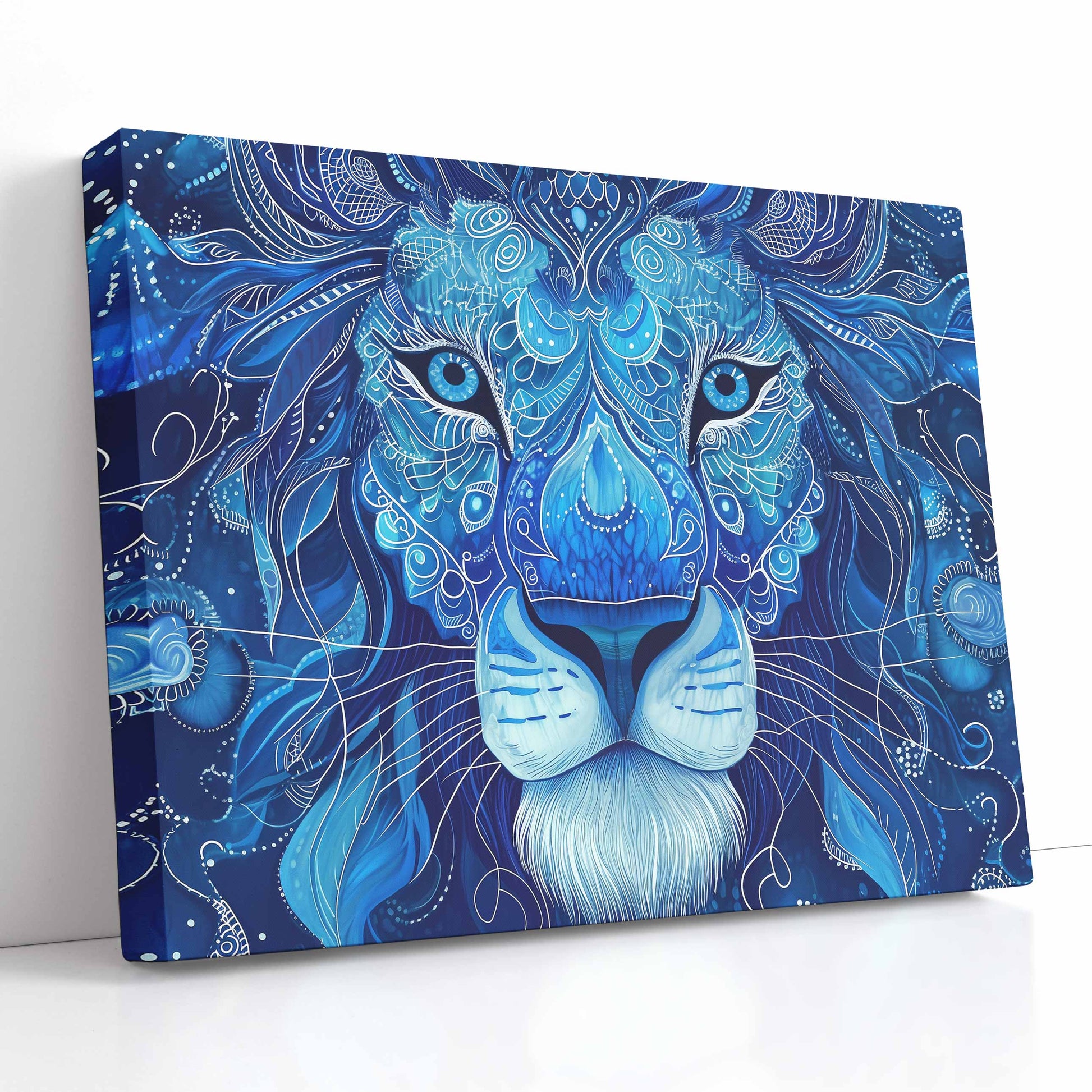 Cosmic Lion Canvas Print