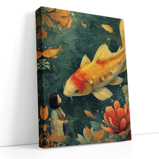  Canvas Print Goldfish 