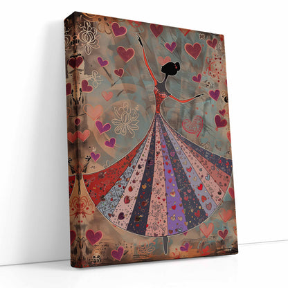 Dance of Passion Canvas Art