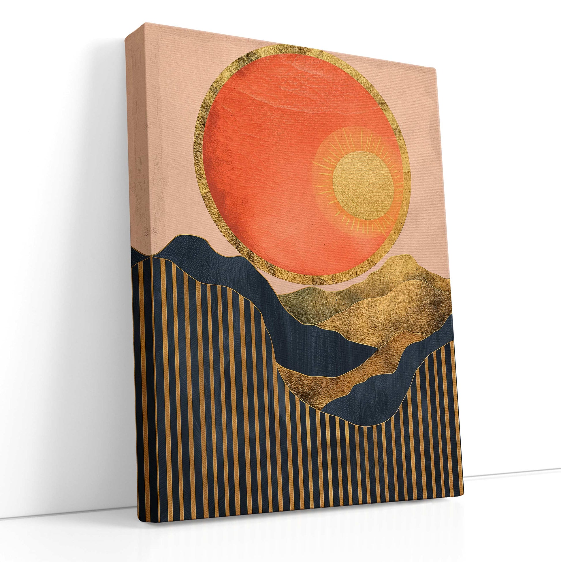 Red Sun Canvas Print 