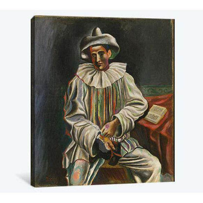 Pablo Picasso, Pierrot - Ready to Hang Canvas PrintCanvas art arrives ready to hang, with hanging accessories included and no additional framing required. Every canvas print is hand-crafted, made on-demand at our workshop and expertly stretched around 100