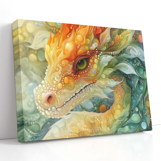   Fractal Dragon Canvas Print