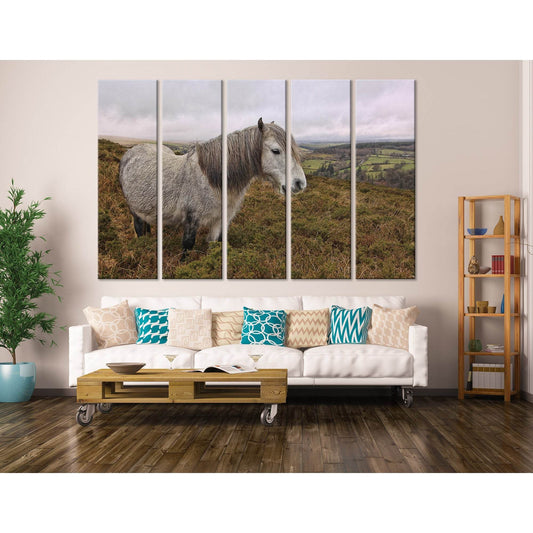 Dartmoor Pony Landscape №04250 Ready to Hang Canvas PrintCanvas art arrives ready to hang, with hanging accessories included and no additional framing required. Every canvas print is hand-crafted, made on-demand at our workshop and expertly stretched arou