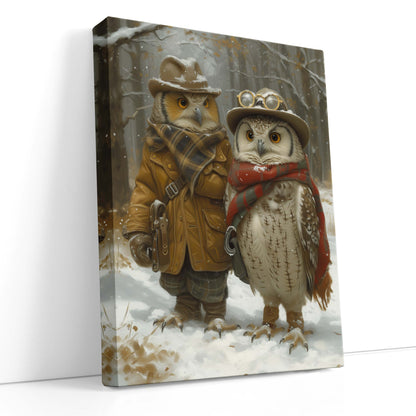 Vintage Owl Canvas Print