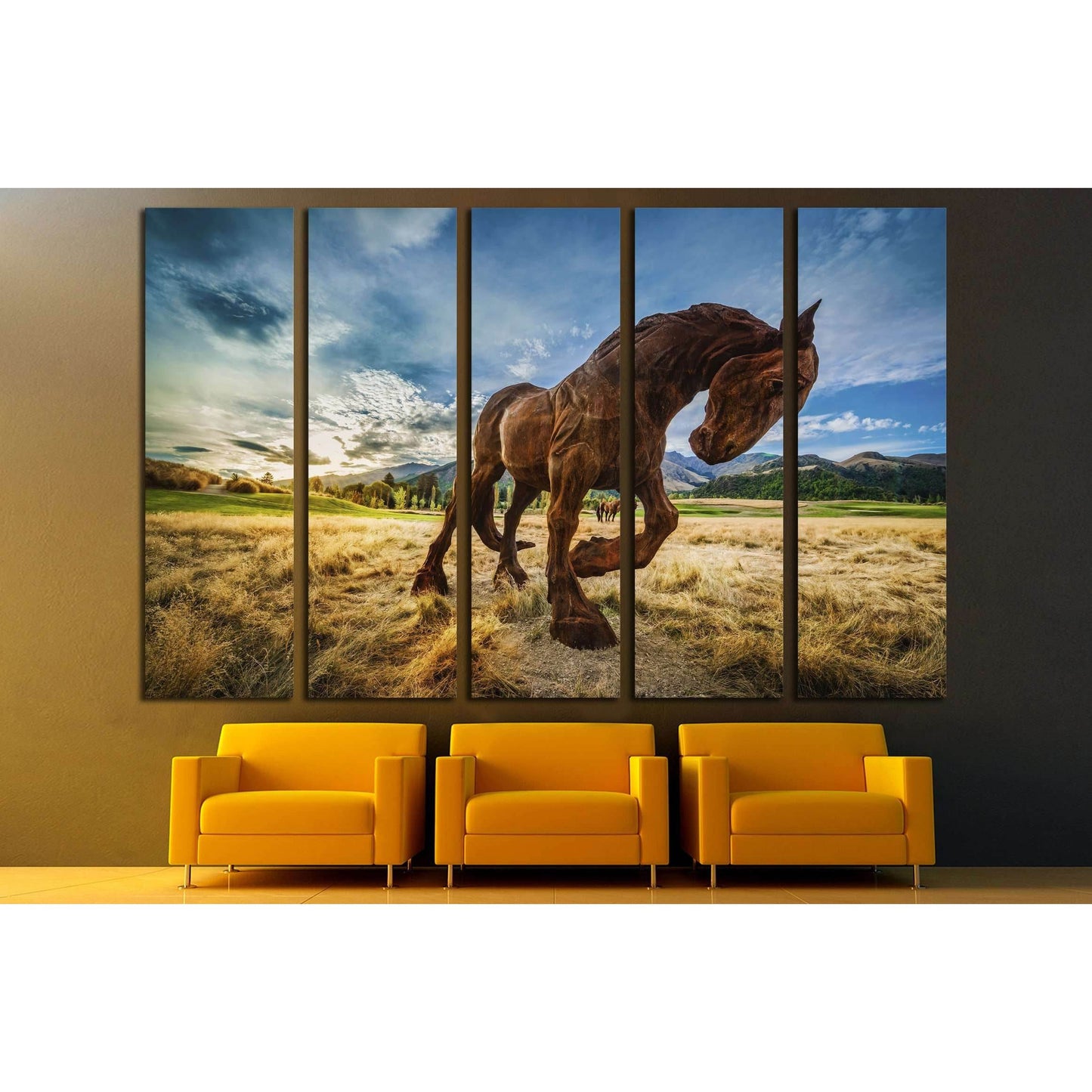 Horse Wall Art №5018Canvas art arrives ready to hang, with hanging accessories included and no additional framing required. Every canvas print is hand-crafted, made on-demand at our workshop and expertly stretched around 100% North American Pine wood stre