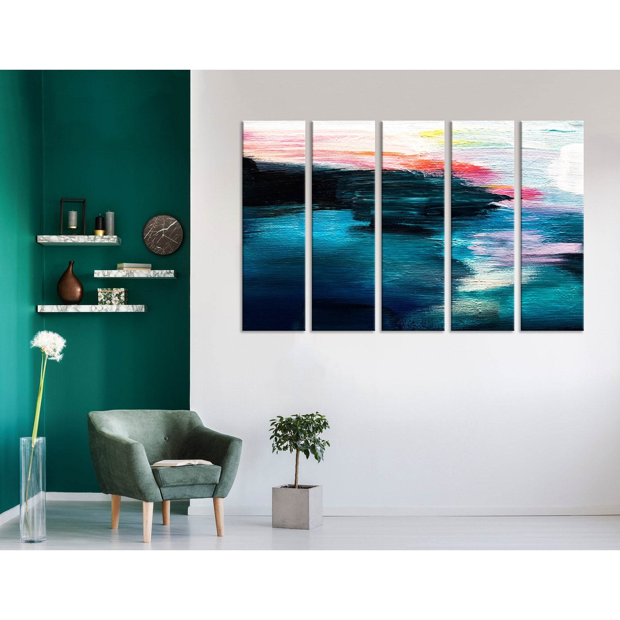 Waves In The Ocean №04271 Ready to Hang Canvas PrintCanvas art arrives ready to hang, with hanging accessories included and no additional framing required. Every canvas print is hand-crafted, made on-demand at our workshop and expertly stretched around 10
