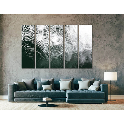 White Circle Abstract №04359 Ready to Hang Canvas PrintCanvas art arrives ready to hang, with hanging accessories included and no additional framing required. Every canvas print is hand-crafted, made on-demand at our workshop and expertly stretched around