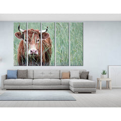 Holstein Cow On The Field №04234 Ready to Hang Canvas PrintCanvas art arrives ready to hang, with hanging accessories included and no additional framing required. Every canvas print is hand-crafted, made on-demand at our workshop and expertly stretched ar