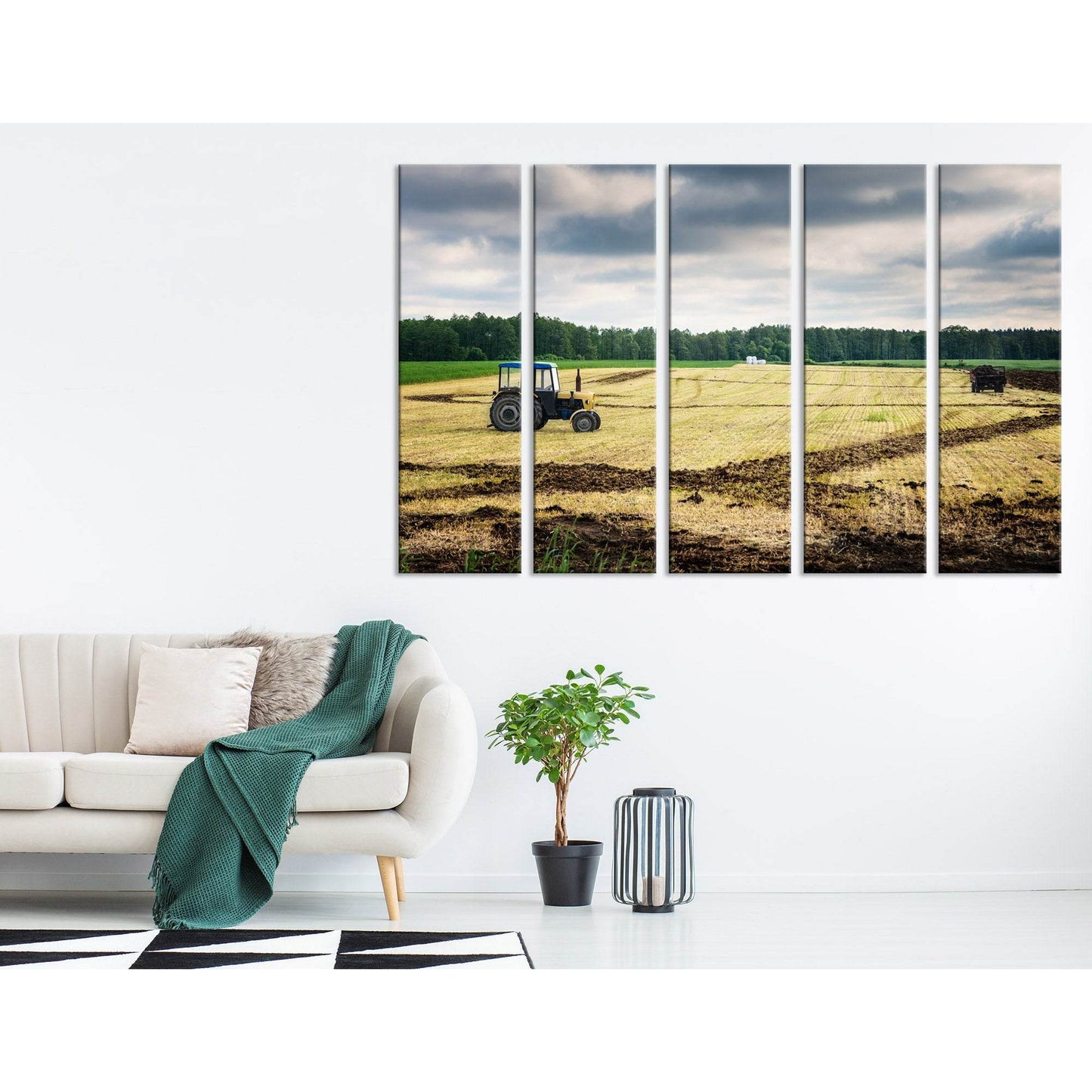 Agricultural Work On The Field In Poland №04238 Ready to Hang Canvas PrintCanvas art arrives ready to hang, with hanging accessories included and no additional framing required. Every canvas print is hand-crafted, made on-demand at our workshop and expert