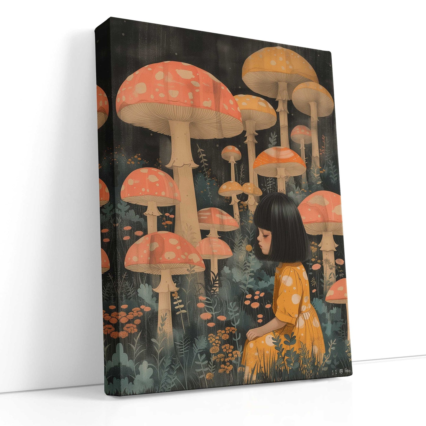 Whimsical Mushroom Print