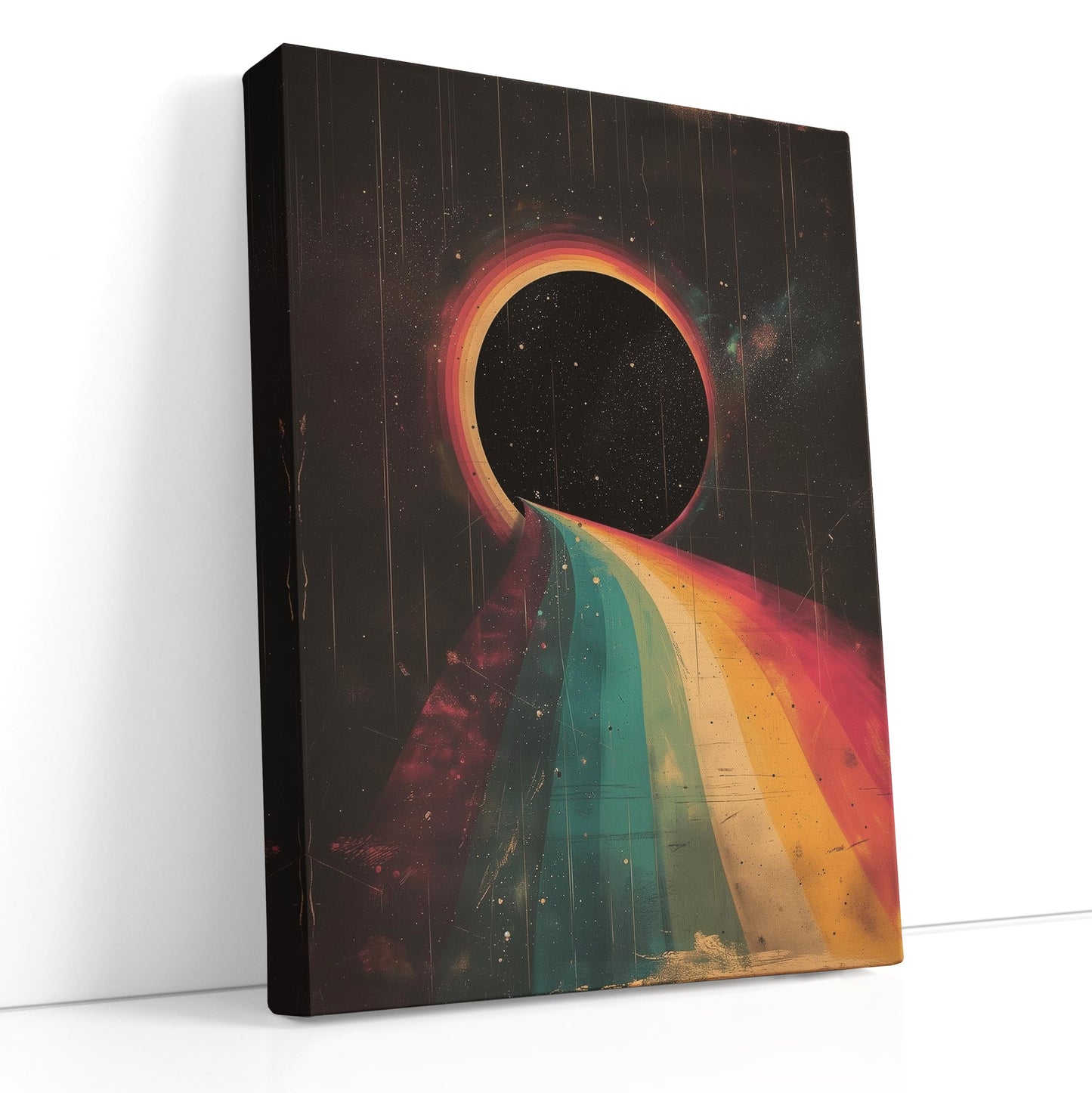 Abstract Black Hole Artwork