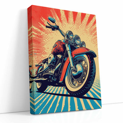 Road King Pop Art - Canvas Print