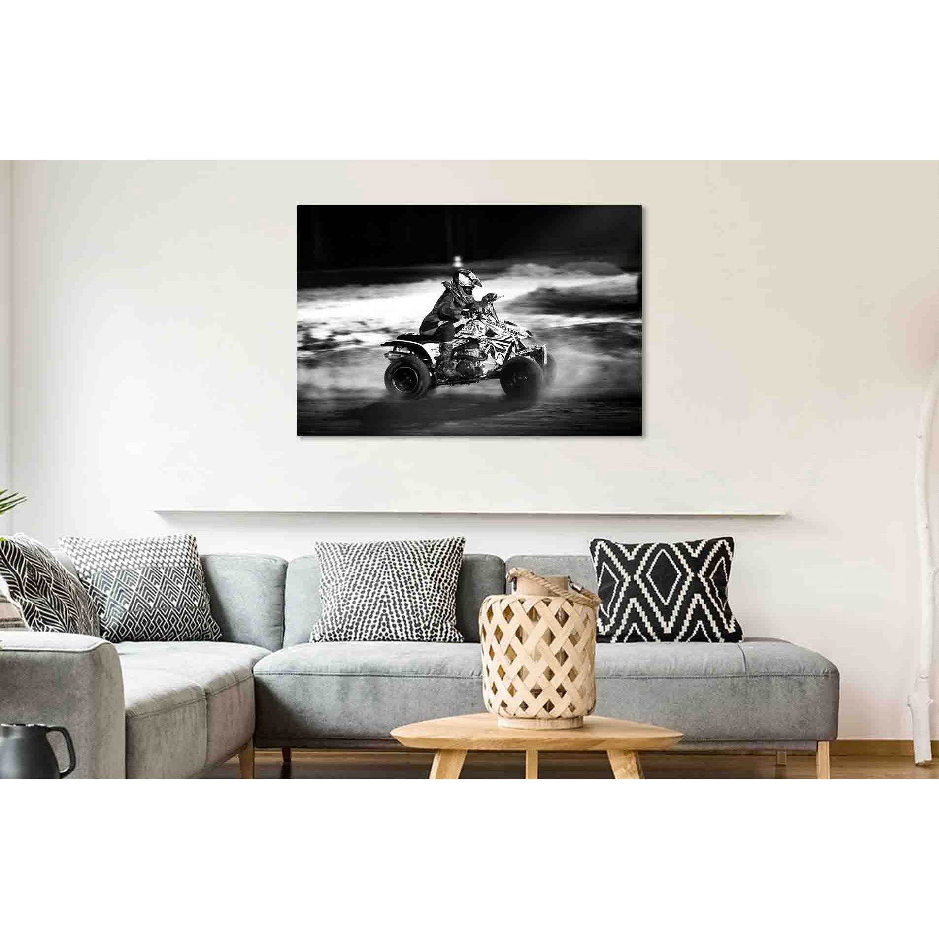 ATV racing №D2816 Ready to Hang Canvas PrintCanvas art arrives ready to hang, with hanging accessories included and no additional framing required. Every canvas print is hand-crafted, made on-demand at our workshop and expertly stretched around 100% North