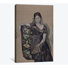 Pablo Picasso | Portrait Olga in an Armchair - Ready to Hang Canvas PrintCanvas art arrives ready to hang, with hanging accessories included and no additional framing required. Every canvas print is hand-crafted, made on-demand at our workshop and expertl
