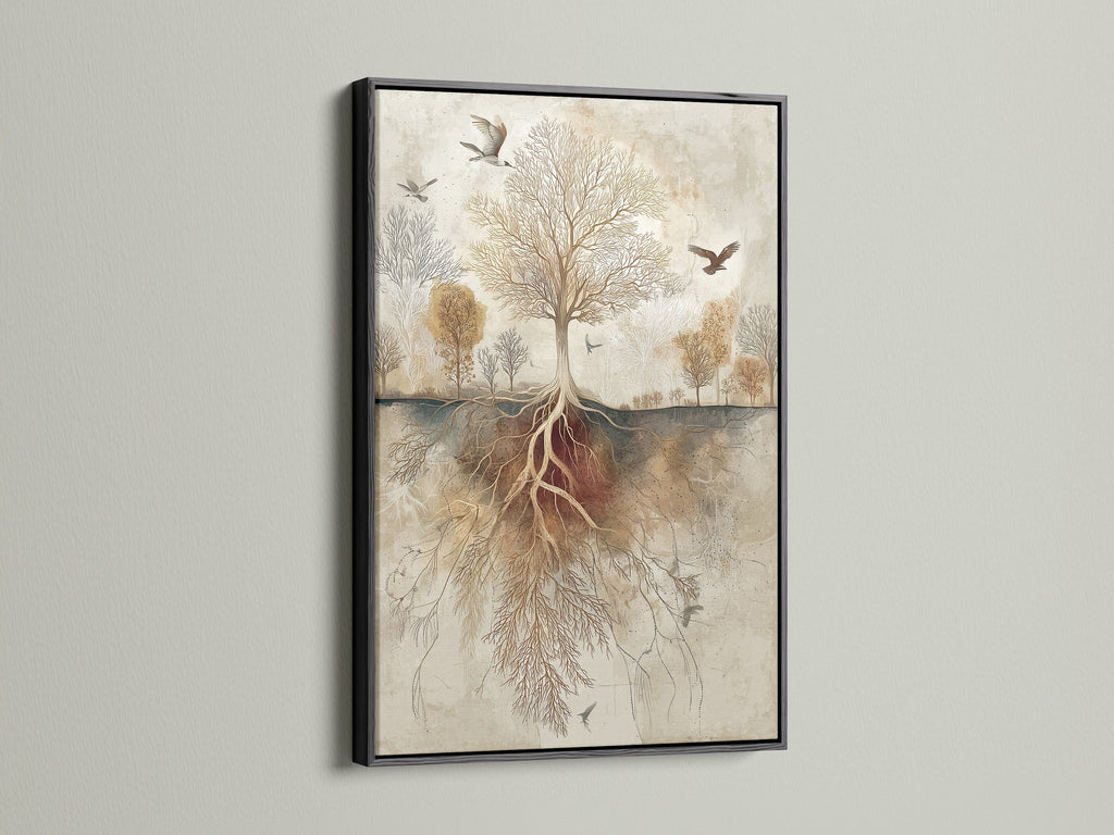 Check out this artwork in a black frame. A bold and stylish choice. The black frame adds depth and contrast. Perfect for contemporary or dramatic spaces. This framed art makes a statement. The black frame enhances the artwork. It creates a focal point in any room.