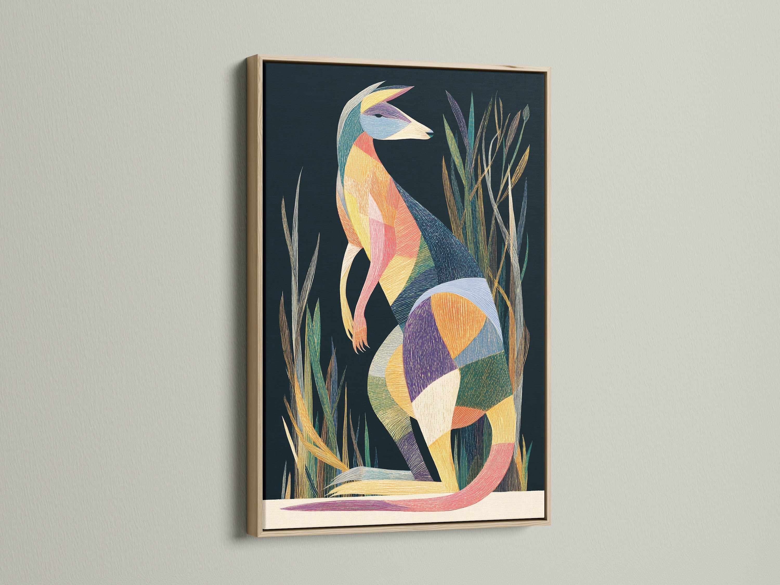 Discover the elegance of an oak frame. This frame enhances the artwork's natural beauty. The oak finish brings warmth and sophistication. Perfect for any art piece. Elevate your space with timeless style.