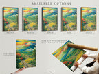 Available options are displayed. Choose from a stretched canvas print fine art poster paper or floating frame. Select the perfect option to match your style. Personalize your artwork to suit your taste.