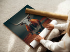 A woman is carefully rolling a fine art poster paper. The texture of the paper adds to the overall appeal. Fine art poster paper is a great option for high-quality prints. This allows you to enjoy beautiful artwork in your home or office. This showcases the care in handling the art