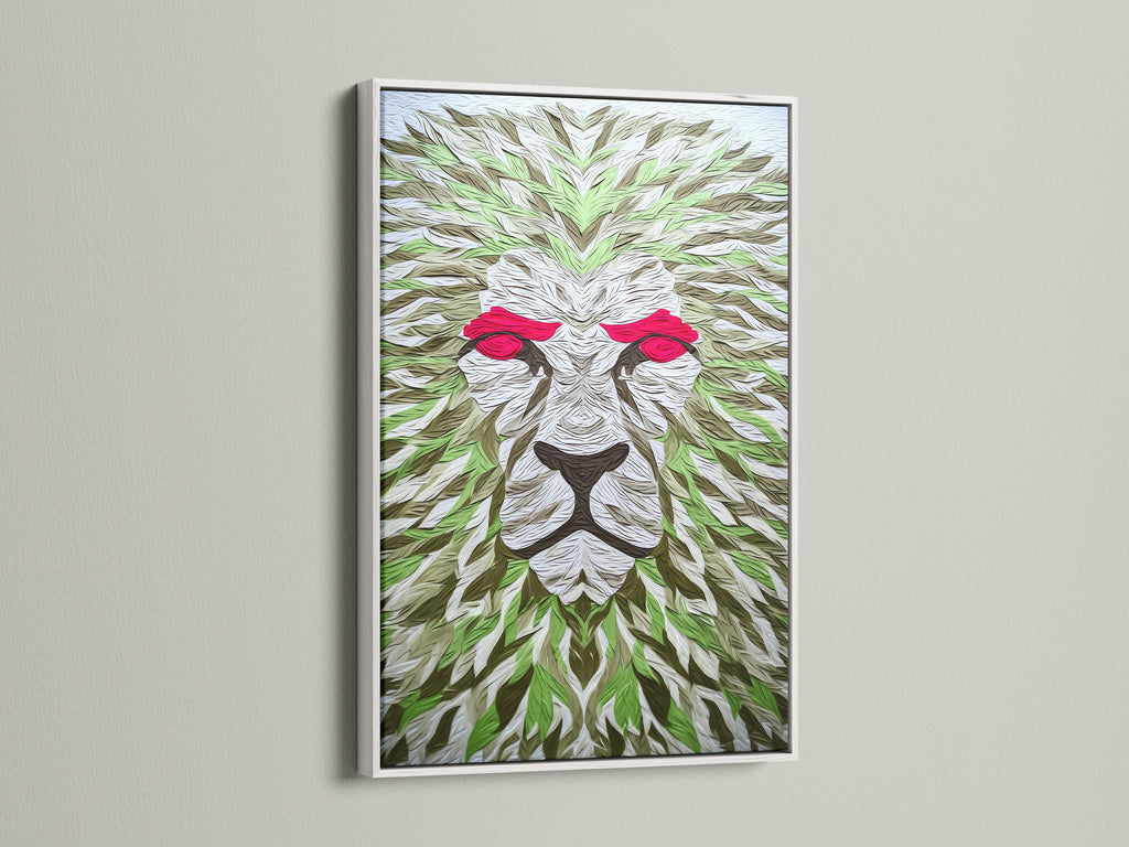 This is a white frame. It provides a clean modern look. The white frame makes artwork pop. Ideal for any home or office decor. The frame complements various art styles. Showcase your art with a sleek white frame. White offers versatility. It enhances artwork's visual impact.