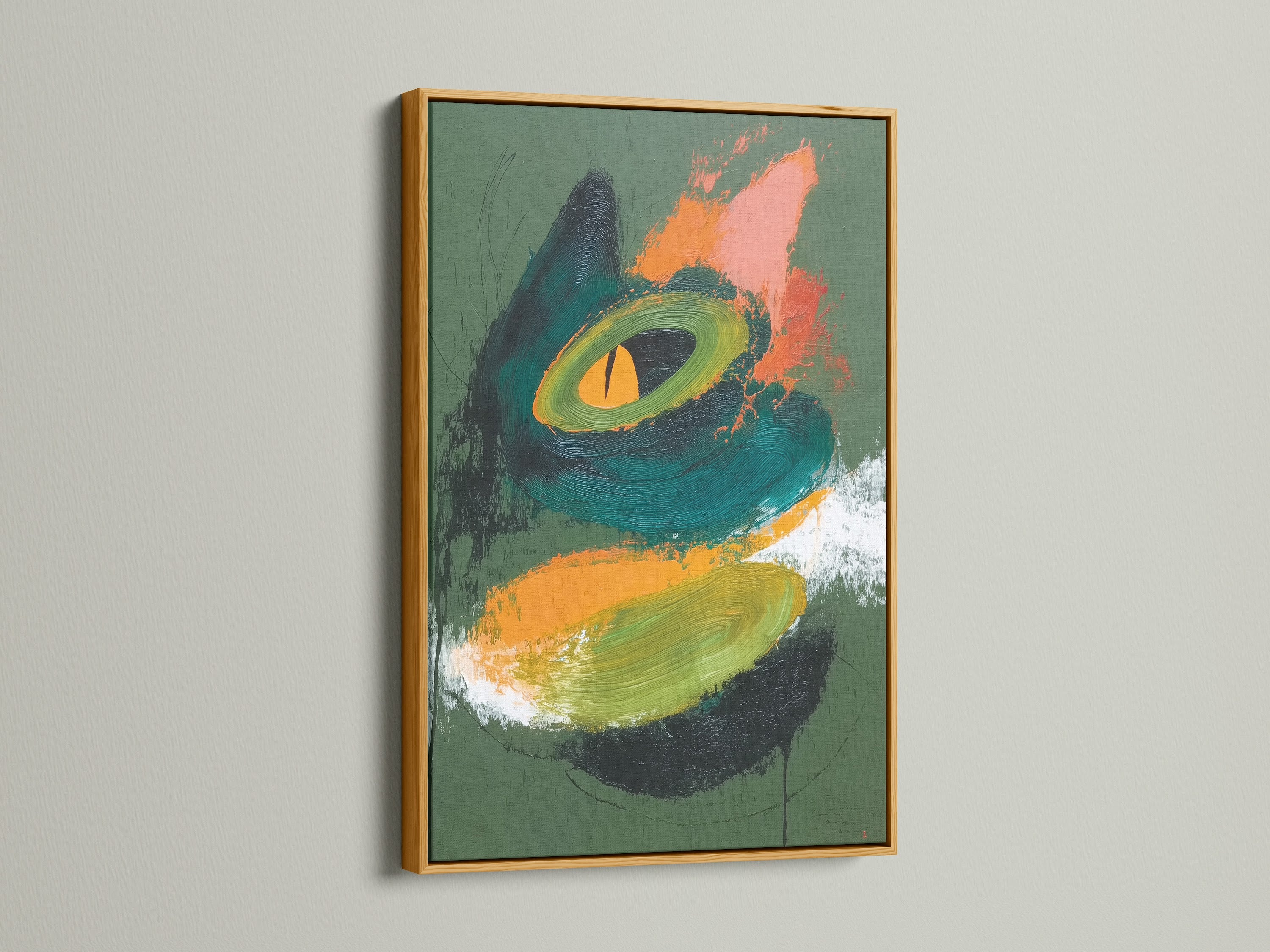 Admire the luxurious sheen of our gold frame. It brings a touch of glamour to your art. The gold frame adds warmth and richness. Perfect for making a statement. Elevate your artwork with this opulent choice.