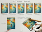 Explore available artwork options. This includes stretched canvas prints. Fine art poster paper is also available. Consider a floating frame. Choose what best suits your style. Customize your artwork to perfection.