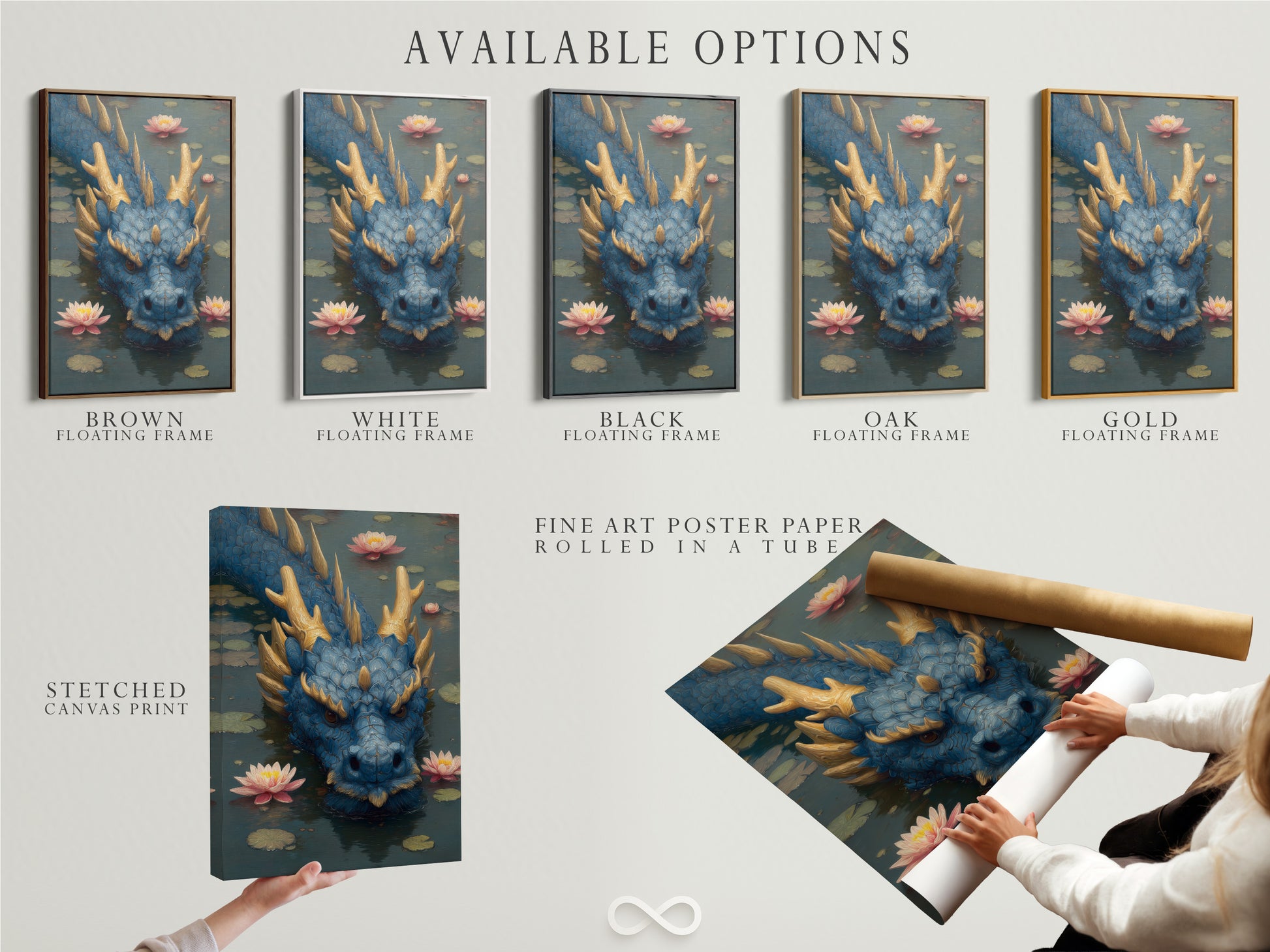 Explore available options for art prints. Choose from stretched canvas prints fine art poster paper or floating frames. Customize your artwork to fit your style. Find the ideal art format for your living space.