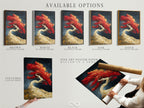 Explore available options for your Japanese artwork. Choose from stretched canvas prints fine art poster paper and floating frames. The red maple bonsai art is perfect for any style. Customize your zen canvas art to fit your unique space. Elevate your decor with these versatile choices.