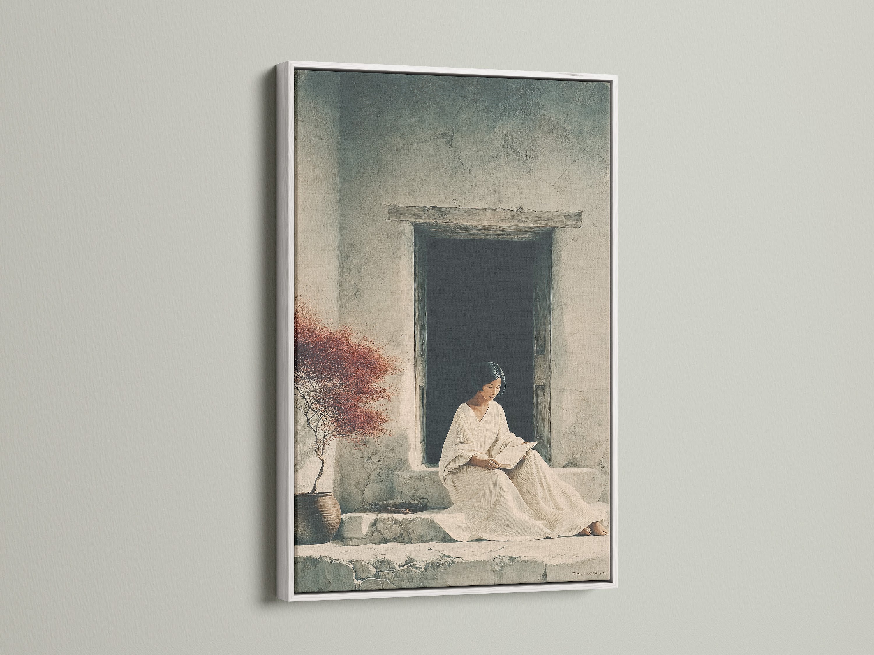 Brighten up your space with our white frame art. This clean and modern frame adds a touch of elegance. The crisp white finish complements any artwork. Create a fresh and airy atmosphere. Shop now and transform your home.