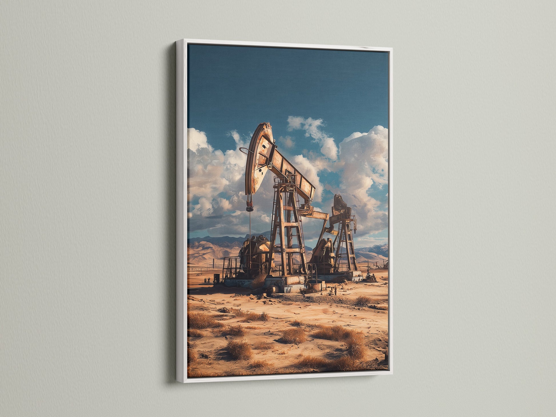 This is a white frame. It presents a clean and modern look. The artwork gets the spotlight. White complements various art styles. It is a versatile choice for any decor. Brighten up your space with this frame. It is ideal for a minimalist aesthetic.