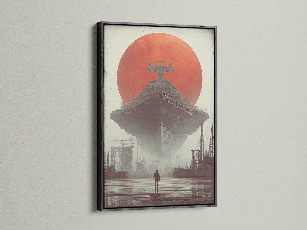 A black frame adds a touch of elegance to any artwork. See how this black frame accentuates the art. The contrast enhances the visual impact. Ideal for modern and minimalist interiors. Elevate your art collection with a sleek black frame.