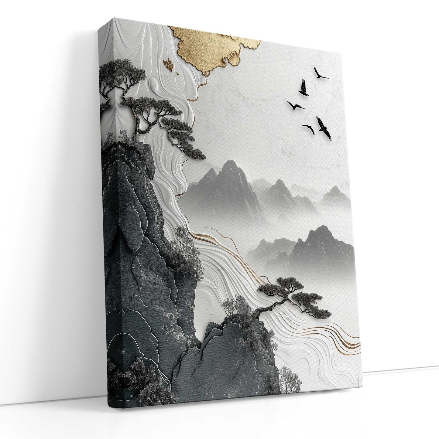 Gold Accent Landscape Canvas Print