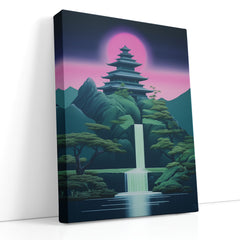  Canvas Print Mountain Pagoda 