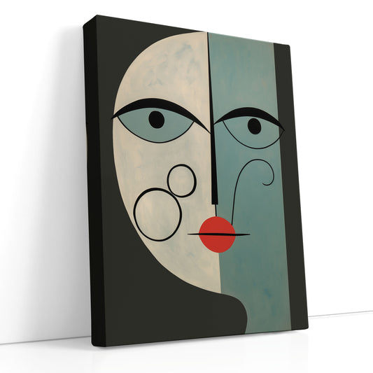 Canvas Print Abstract Face 