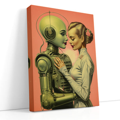  Canvas Print Robot Woman