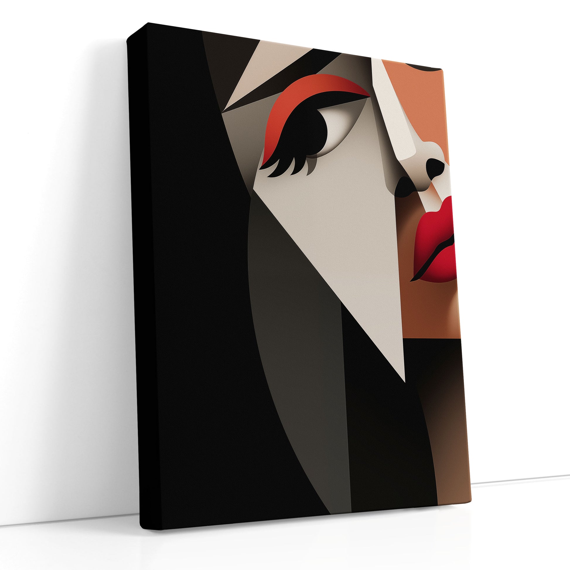 Canvas Print Geometric Portrait