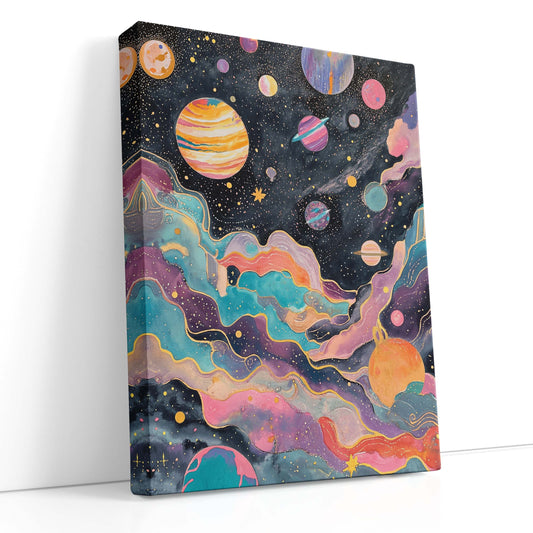 Planetary Canvas Print 