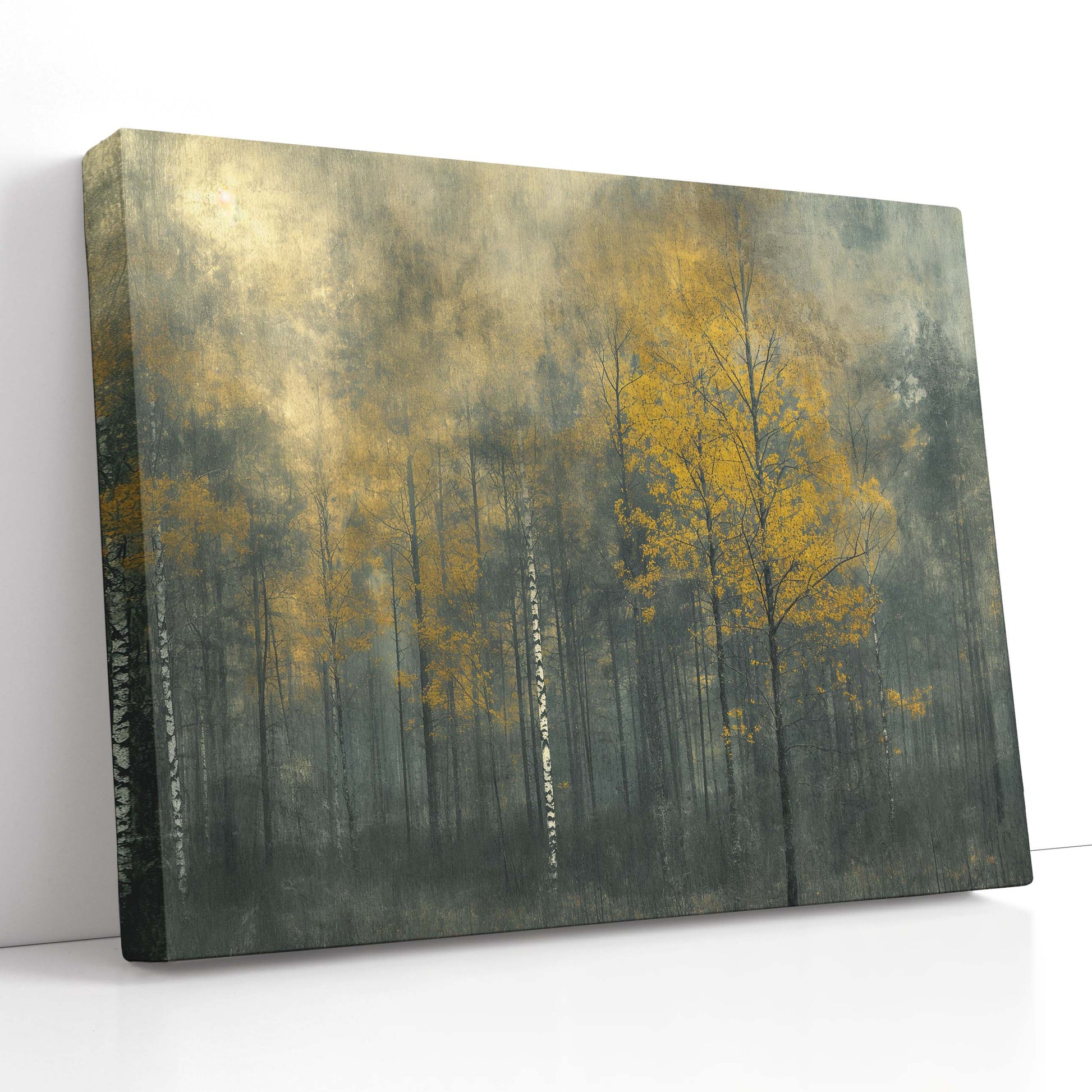 Canvas Print Golden Leaves  