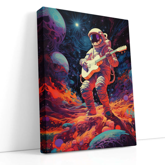 Psychedelic Space Canvas Print 