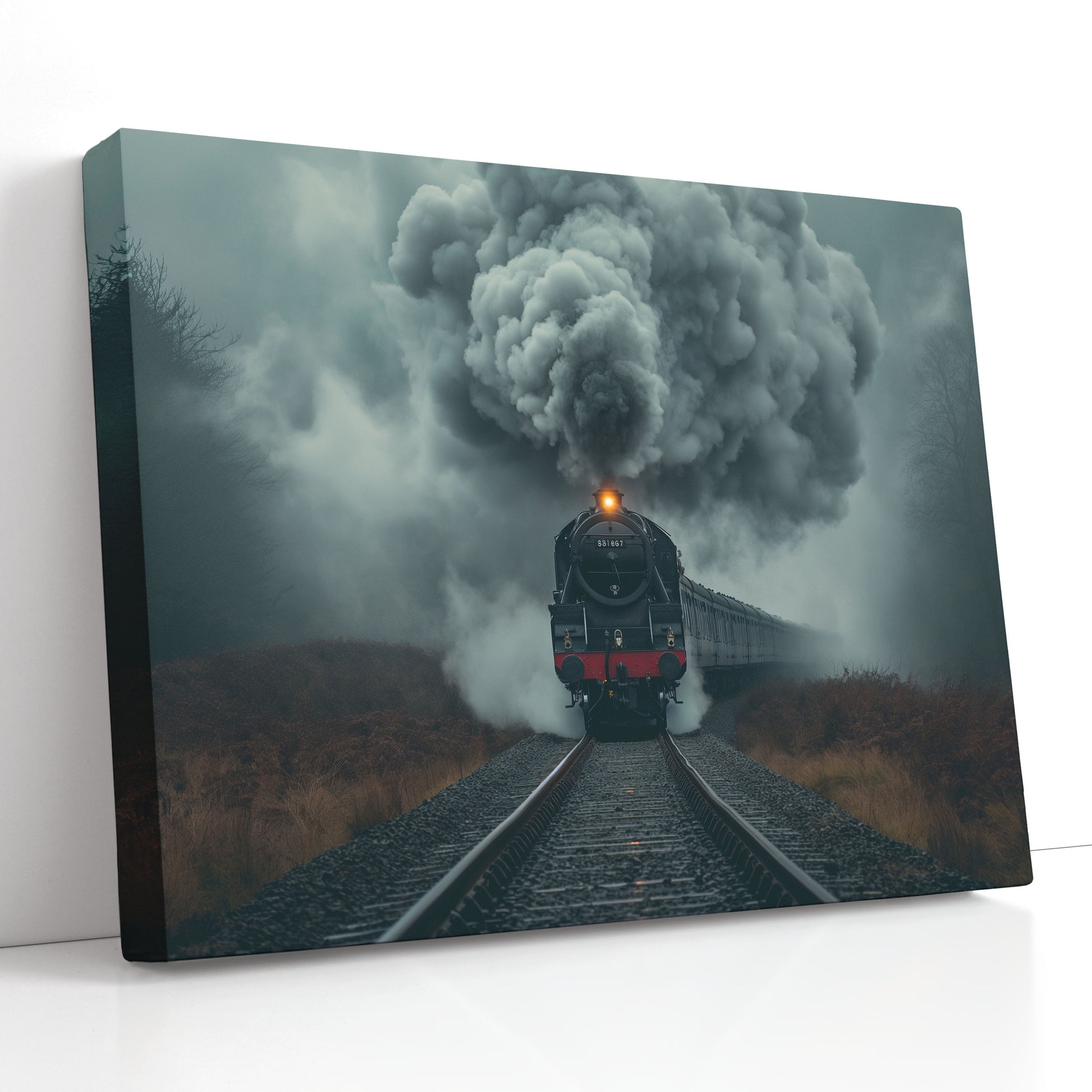  Misty Rails Canvas Print