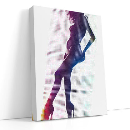 Halftone Canvas Art 