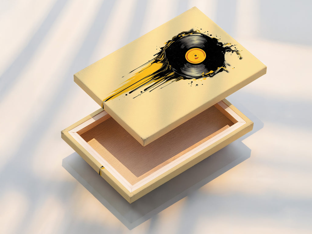 A stretched canvas print is displayed. The stretched canvas print is ready to hang. This artwork offers a clean frameless look. Perfect for a contemporary and modern home decor. Explore the beauty and simplicity of stretched canvas prints.