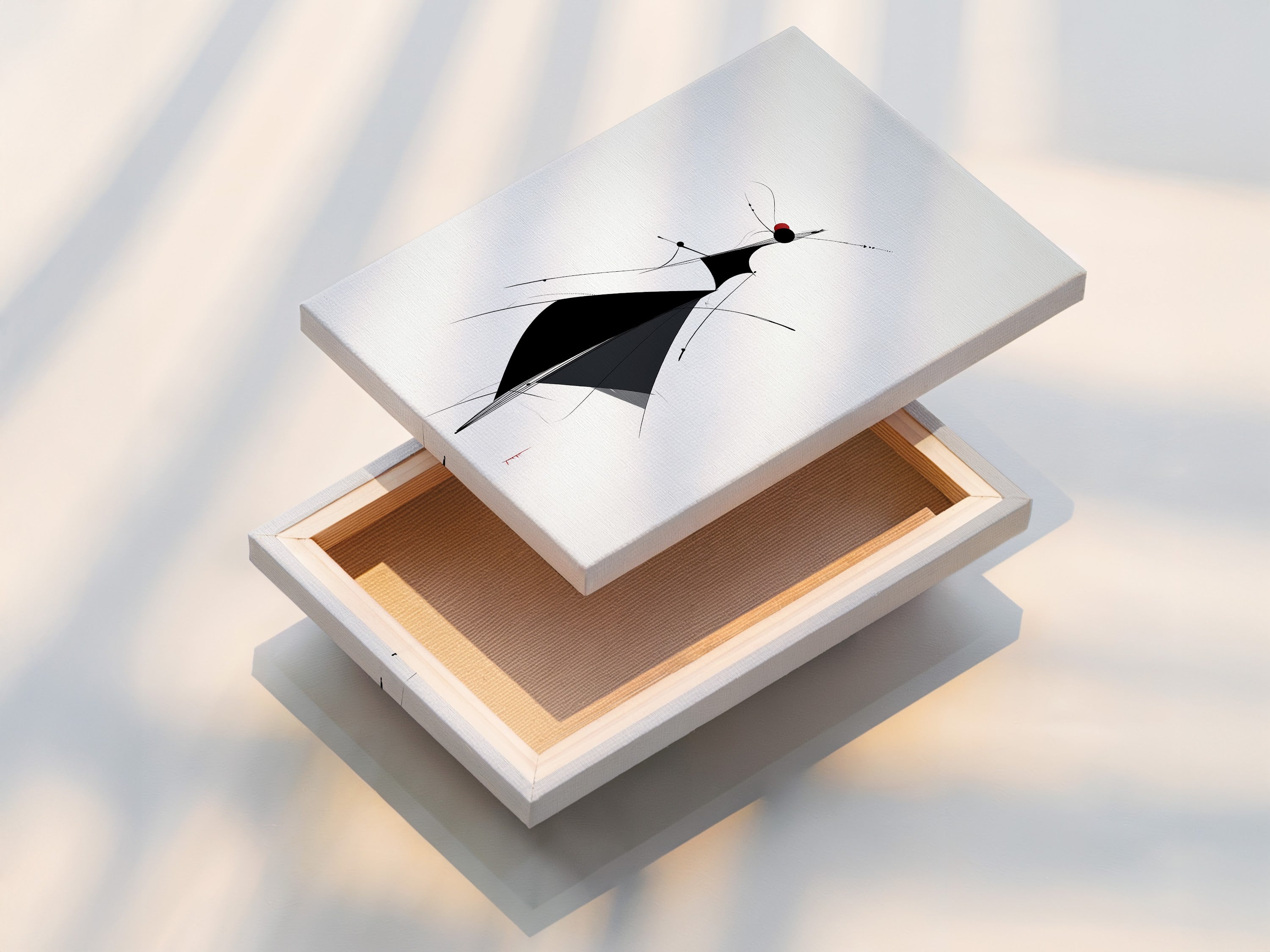 A stretched canvas print is on display. The canvas is stretched perfectly. It is ready to hang. Discover the beauty of our canvas prints. The texture and depth enhance the artwork. A great way to display your favorite pieces. Transform your space today.